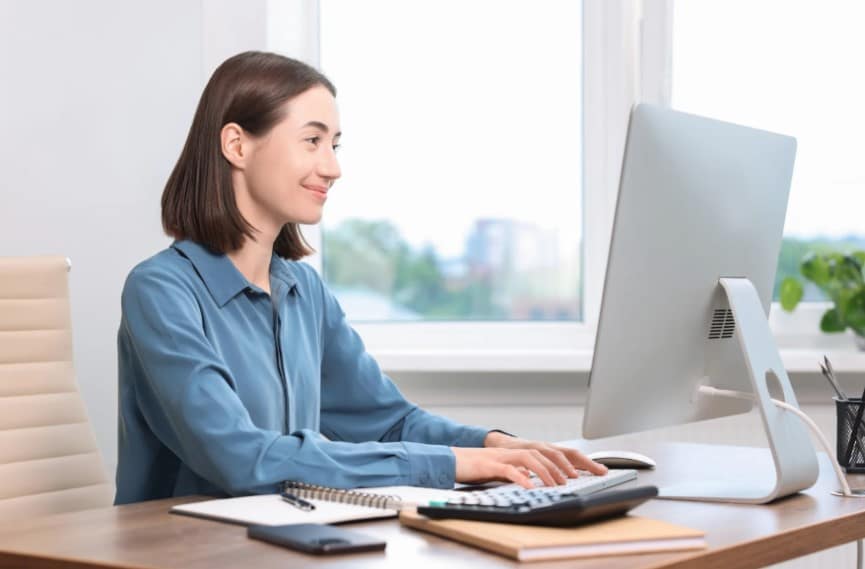 postura en la oficina